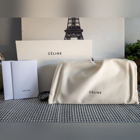 Celine Tri Color Leather Envelope Flap Wallet Full Inclusion - Picture 16 of 17